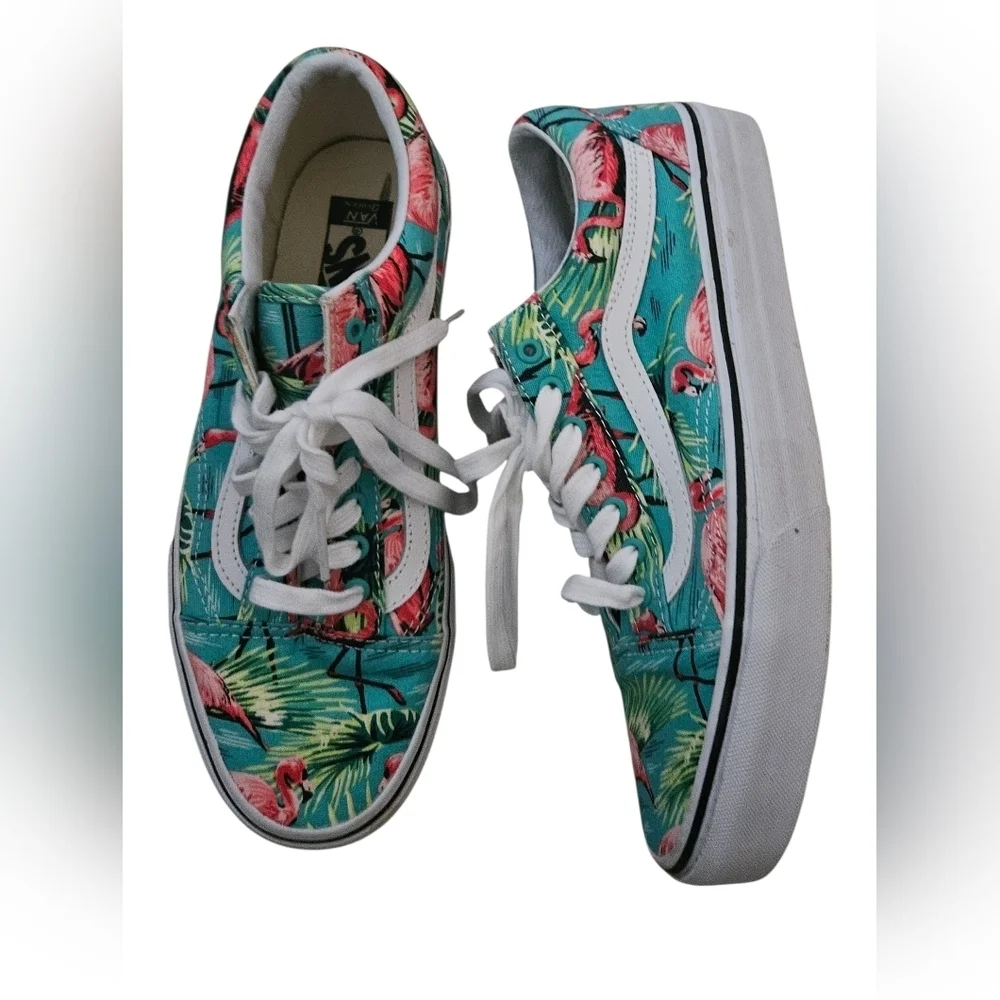 Old Skool Van Doren - Flamingo VANS Men 7.5/Women 9 - Picture 3 of 6